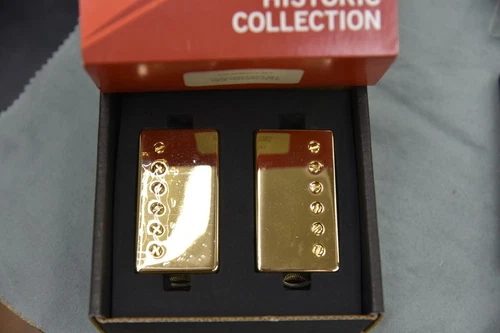 Gibson Custombucker Matched Set True Historic Gold Covers Pucbdbgc2-Set