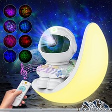 Astronaut Galaxy Projector  Bluetooth Speaker Night Light w/Remote Kids Gift