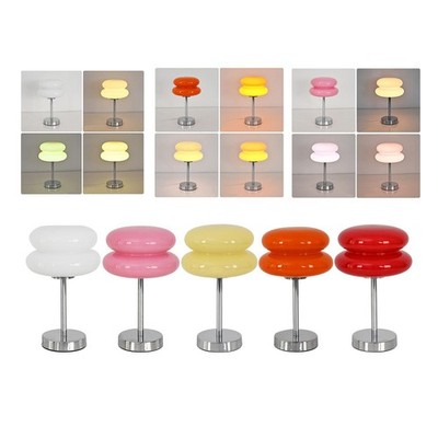 Egg Tart Mushroom Tischlampe INS Atmosphere Nachtlicht für NightStand Bar