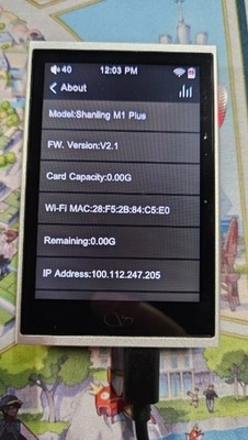 Shanling M1 Plus Portable Digital Music Player Hi-Resolution