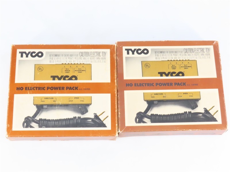 LOT of 2 TYCO #899 DC Hobby Transformers/Controllers - NOT WORKING