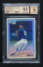2010 Bowman Draft Chrome Prospects Refractor Zach Lee BGS 9.5 GEM MINT Auto 0s3