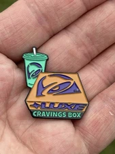 Taco Bell Hat Pin Luxe Cravings Box Baja Blast Variant Mountain Dew Drink Deluxe