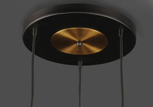 Maxim 16123CL Flambeau 3 Light 13"W Multi Light Pendant - Black - Picture 2 of 8