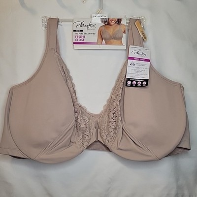 Playtex Bra 48DD Dreamwire Front Close Light Taupe 4423 New with Tags