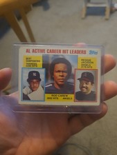 1984 Topps - Career Leaders Reggie Jackson, Rod Carew, Bert Campaneris #711