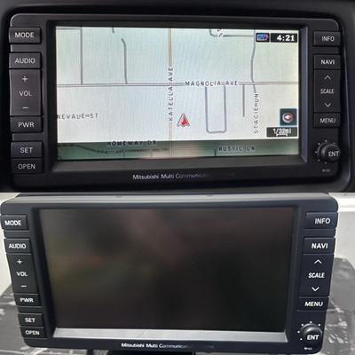 #ad #ad 2008 2015 MITSUBISHI EVOLUTION X EVO 10 OEM RADIO NAVIGATION SYSTEM 8750A183 $200.00