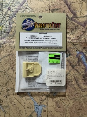 1/32 scale P-51D MUSTANG INSTRUMENT PANEL Barracudacast BR32013