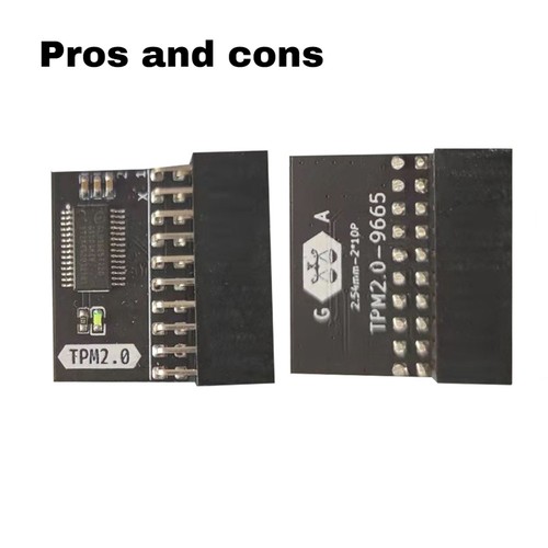TPM 2.0-Sicherheitsmodul für -Motherboards, 20-1-Pin-Verschlüsselun7366 - Afbeelding 6 van 6