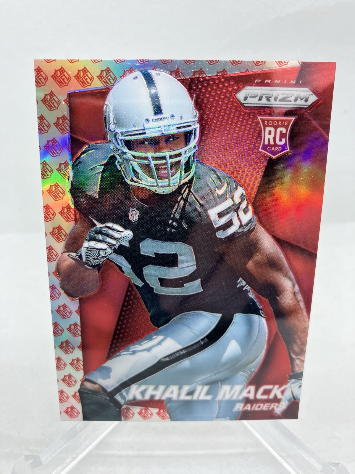 Khalil Mack 2014 Panini Prizm #218 NFL Shield /75 Rookie RC Raiders