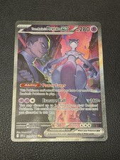 Team Rocket's Mewtwo ex 281/217 SIR Ascended Heroes Holo Pokemon Card NM-MINT