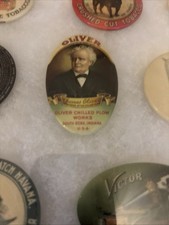 Vintage Advertising Pocket Mirror Celluloid Oliver Tractor 550-p