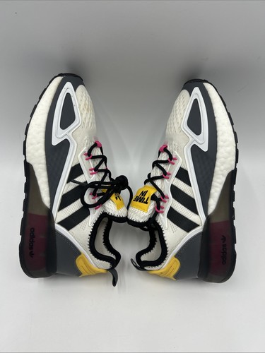 adidas ZX 2K Boost x Ninja Time In White Gray FZ0481 YOUTH Size 7 BIG KIDS - Picture 5 of 8