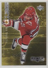 1998-99 Upper Deck Black Diamond Triple 655/1000 Ron Francis #14 HOF 0i7t
