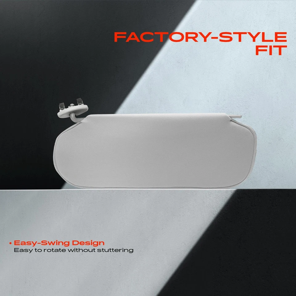 Par de parasoles beige para Chevy Express 1500 2500 GMC Savana 2500 3500 1999-2021 Foto 3 de 4