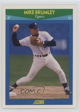 1990 Score Rising Stars Mike Brumley #88 11pj