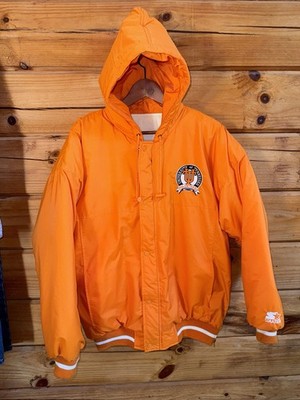 Vintage Starter Jacket Tennessee Vols Men's L Puffer Bomber Double Sided (Read)