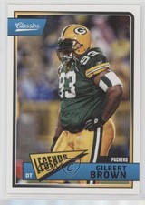 2018 Panini Classics Legends Gilbert Brown #132 7j0