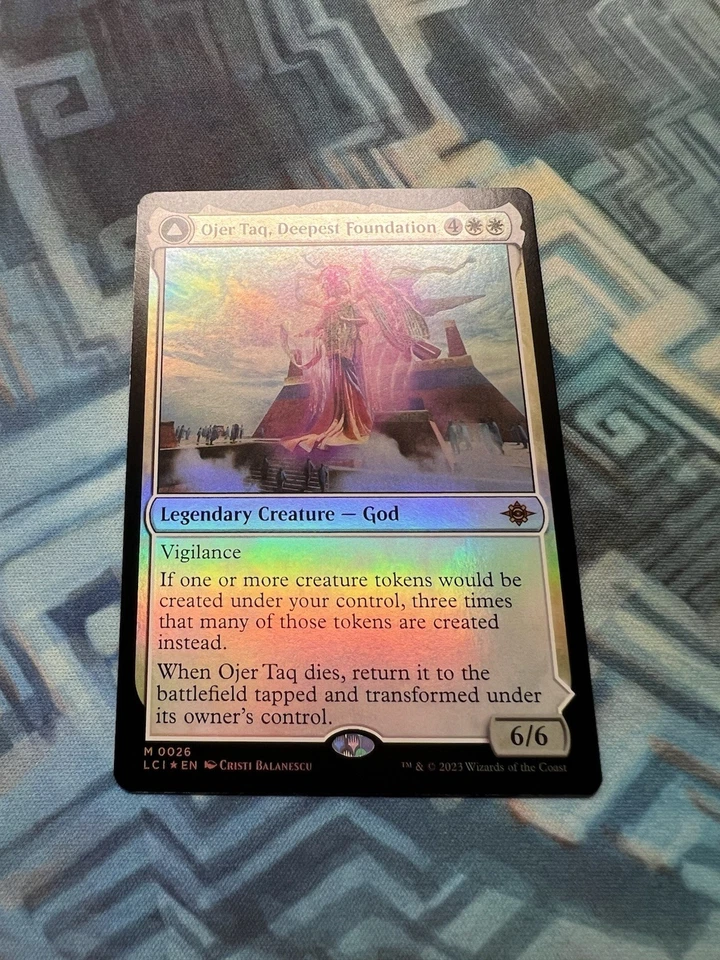 MTG Foil Ojer Taq, Deepest Foundation NM Unplayed The Lost Caverns of Ixalan - Image 2 of 4
