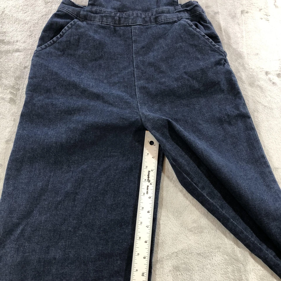 Mono Hanna Andersson Niñas 12 150 cm Azul Denim Volantes Correa Pierna Ancha X Espalda Foto 4 de 4