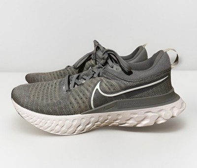 Nike Womens Sz 8 React Infinity Run FK 2 CT2423-001 Gray Running Shoes Sneakers