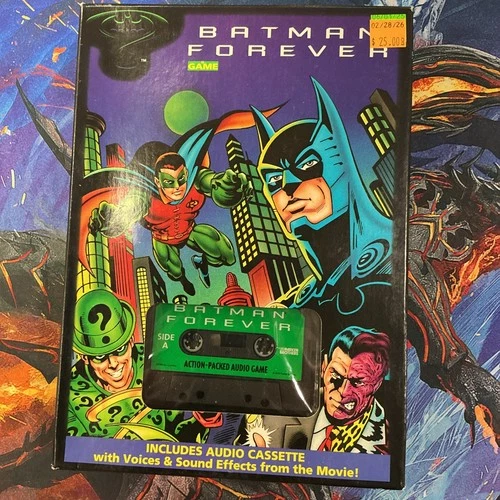 Batman Forever Audio Game 1995 Parker Brothers Vintage DC Comics Cassette 40177
