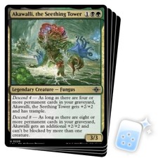 AKAWALLI, THE SEETHING TOWER X4 The Lost Caverns Of Ixalan LCI Magic MTG CARD
