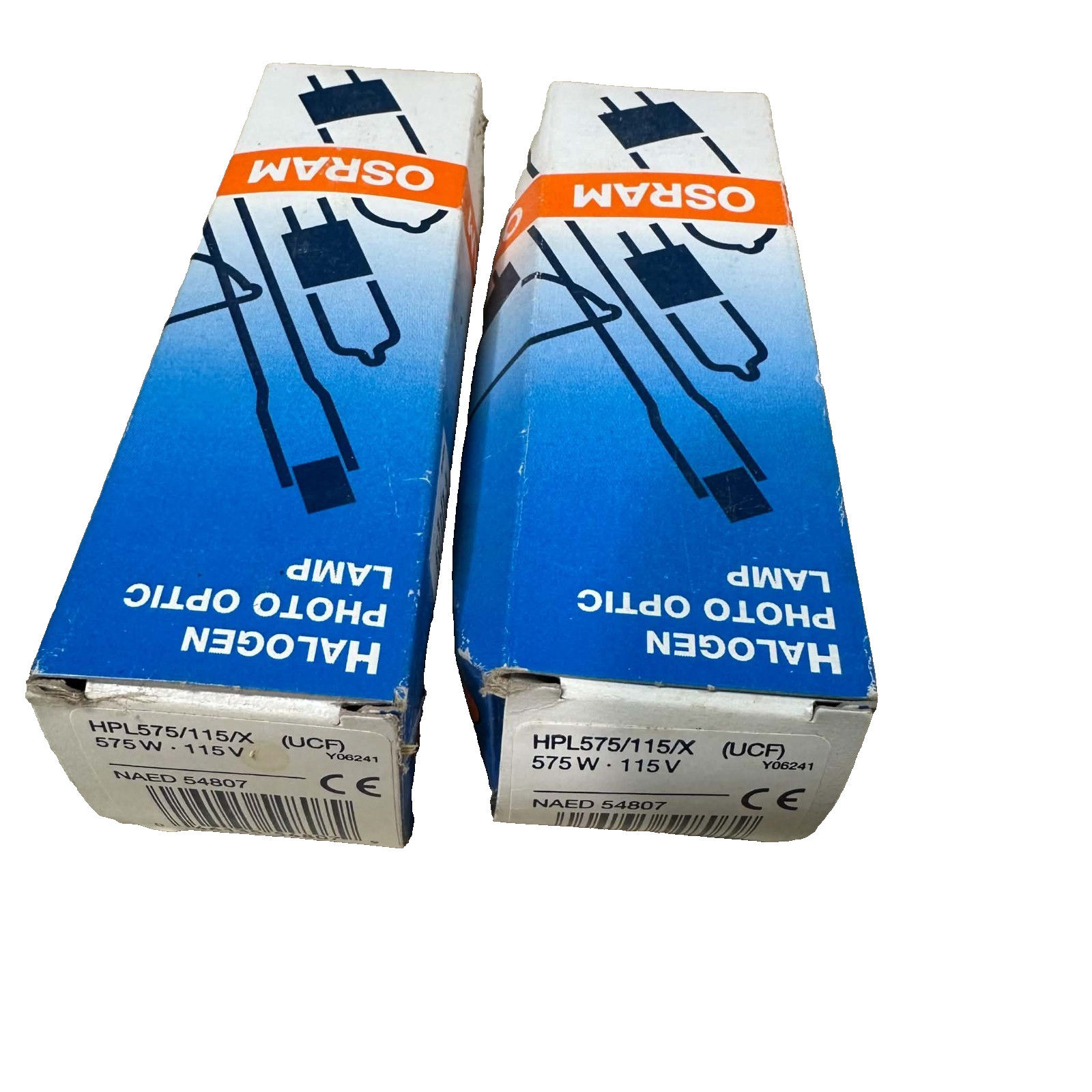 OSRAM HPL 575/115/X 575W 115V Halogen Display/Optic Lamp Bulb Lot of 2 NOS