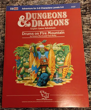 TSR 1st ed D&D X8 - Drums on Fire Mountain - ...