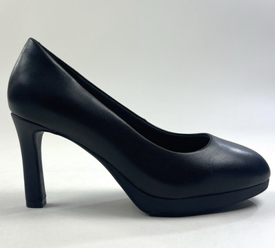 #ad Clarks Ambyr2 Braley Womens 9.5 Black Leather Pump High Heels Comfort 26176996 $44.95