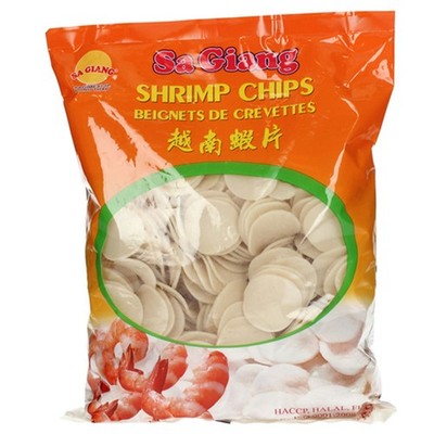 1 Kg Sagiang Kroepoek zur Herstellung von Garnelenchips Krabbenchips roh Krupuk