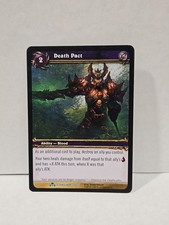 World of Warcraft WoW Death Pact Scourgewar 26/270 Uncommon TCG Card
