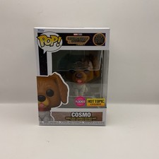 Funko Pop Guardians Of The Galaxy COSMO 1207 FLOCKED Hot Topic Exclusive