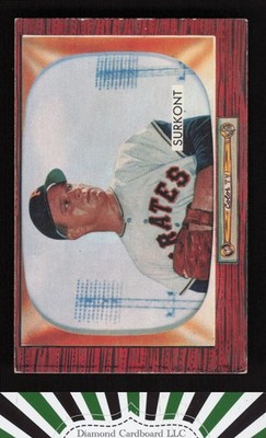 1955 Bowman #83 Max Surkont VGEX (BACK IS MC)