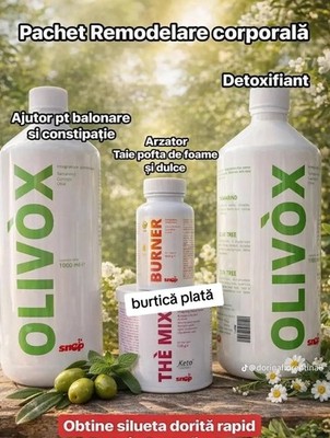 SNEP 2x Olivox + Burner + The Mix (Set 4 Artikel) Nahrungsergänzungsmittel Fatburner UK