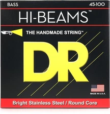 DR Strings MLR-45 Hi-Beam Stainless Steel Medim Light Bass Strings