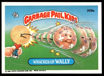 Garbage Pail Kids Series 6 1986 #209a Whacked Up Wally