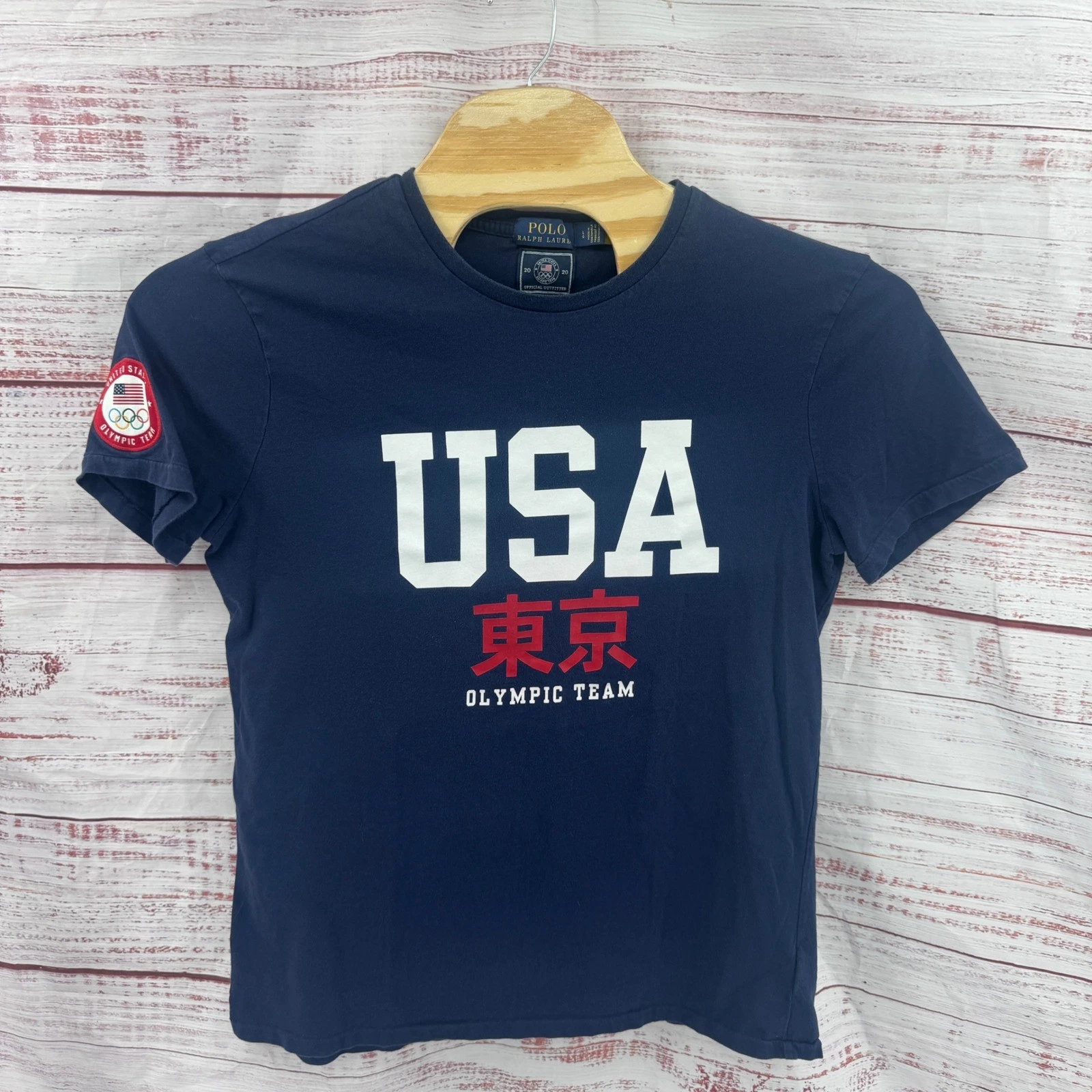 Polo Ralph Lauren Shirt Mens Large USA Tokyo 2020 Olympic Team T-Shirt