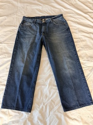 Lucky Brand 361 Vintage Classic Fit Straight Blue Denim Jeans Mid Rise 5-Pocket