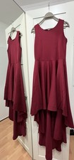 Kleid Mit Schleppe Gr 36/38 Weinrot Gereinigt...