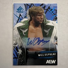 2025 Sp Game Used Aew Will Ospreay #77 Blue Auto SP