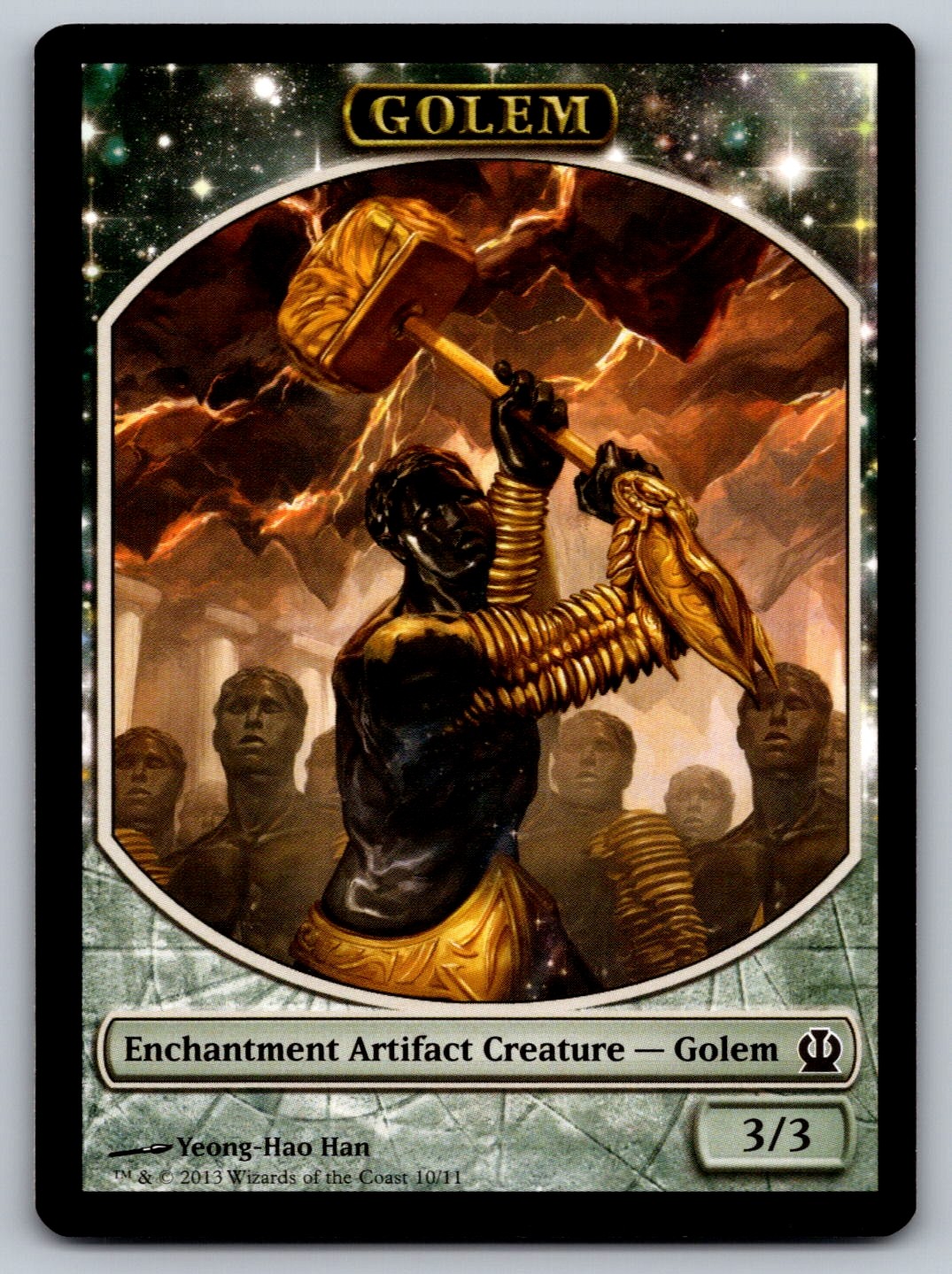 Golem Token - Theros - MTG