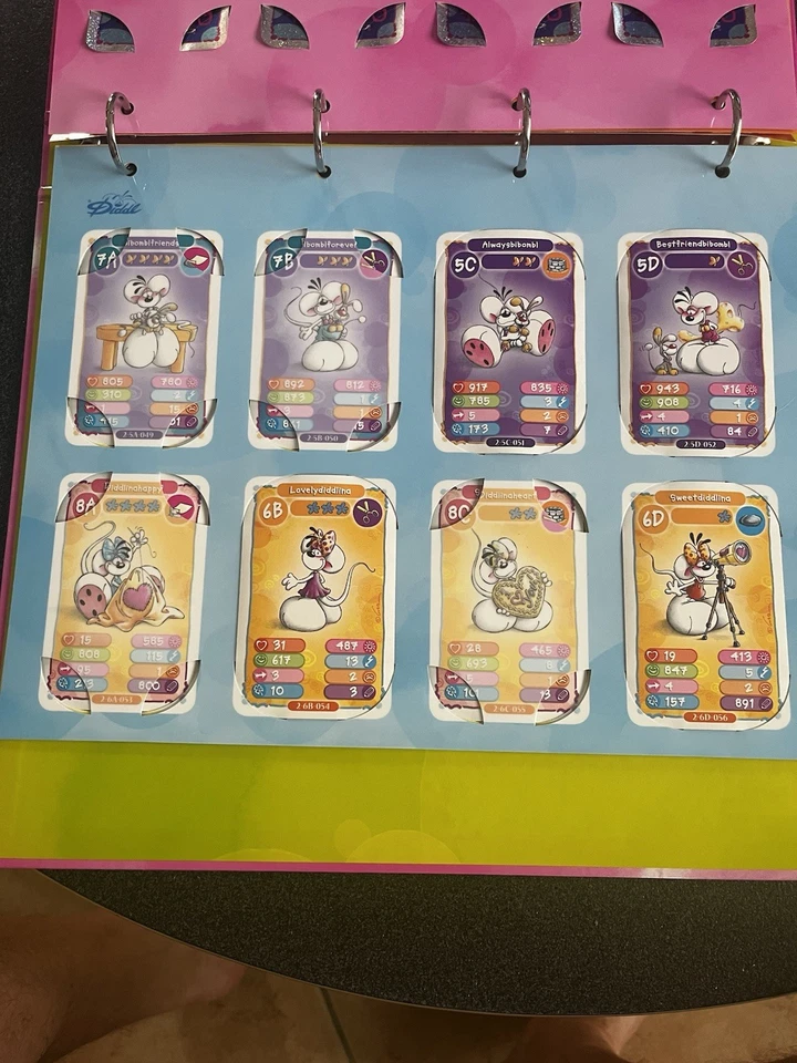Classeur Diddl - Quardidll Cards - 27 Cartes - Photo 4/4