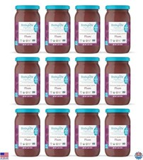 Organic Baby Food Stage 1, Heavy Metal Safe, Plum Flavor, 3.2oz Jar, 12 Pack