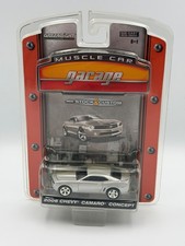 Greenlight Muscle Car Garage 2006 Chevy Camaro Concept, Silver, 1:64, NIB