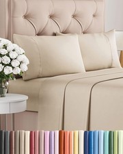 Twin 4 Piece Sheet Set Comfy Breathable Cooling Ultra Soft Hotel Luxury B...