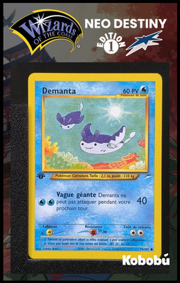Pokemon Card Demanta 74/105 Edition 1 Ed 1 Neo Destiny Wizards FR 2