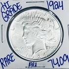 1924 SILVER PEACE DOLLAR AUTHENTIC HI GRADE U.S. MINT COIN FREE SHIPPING 7409