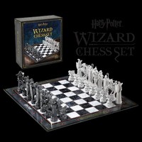 The Noble Collection Harry Potter Wizard Chess Set - Includes Chess Storage Bags