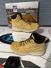 Mens Nike Manoa Drake 454350-700 Brown Leather Hiking Shoes Sneakers Size 9.5